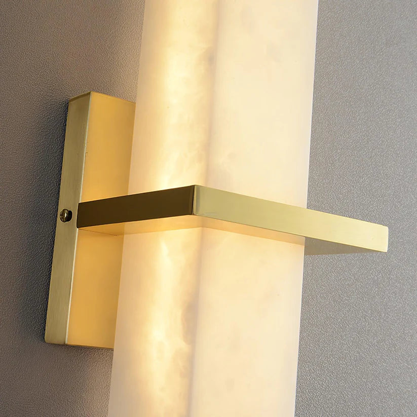 Alabaster Wall Sconce Style A