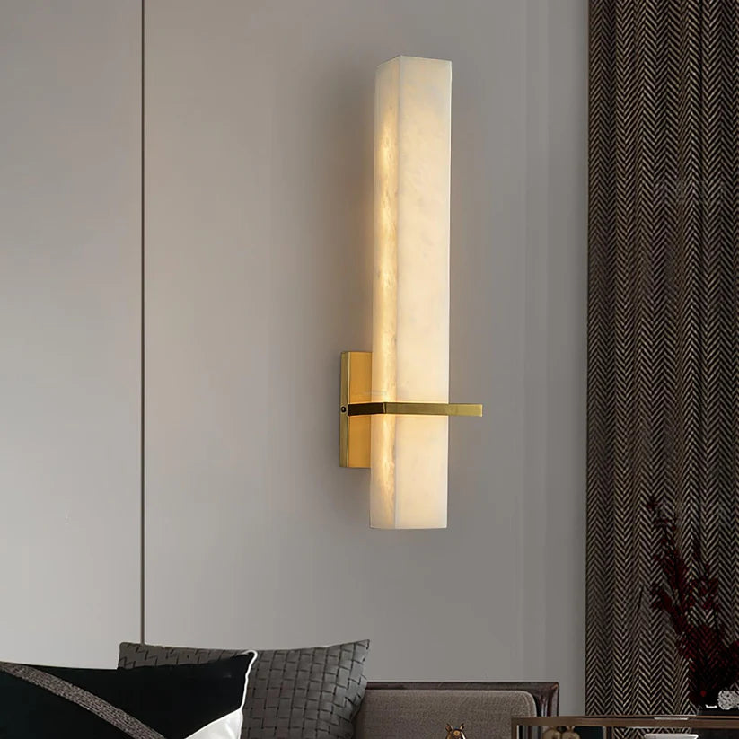 Alabaster Wall Sconce Style A