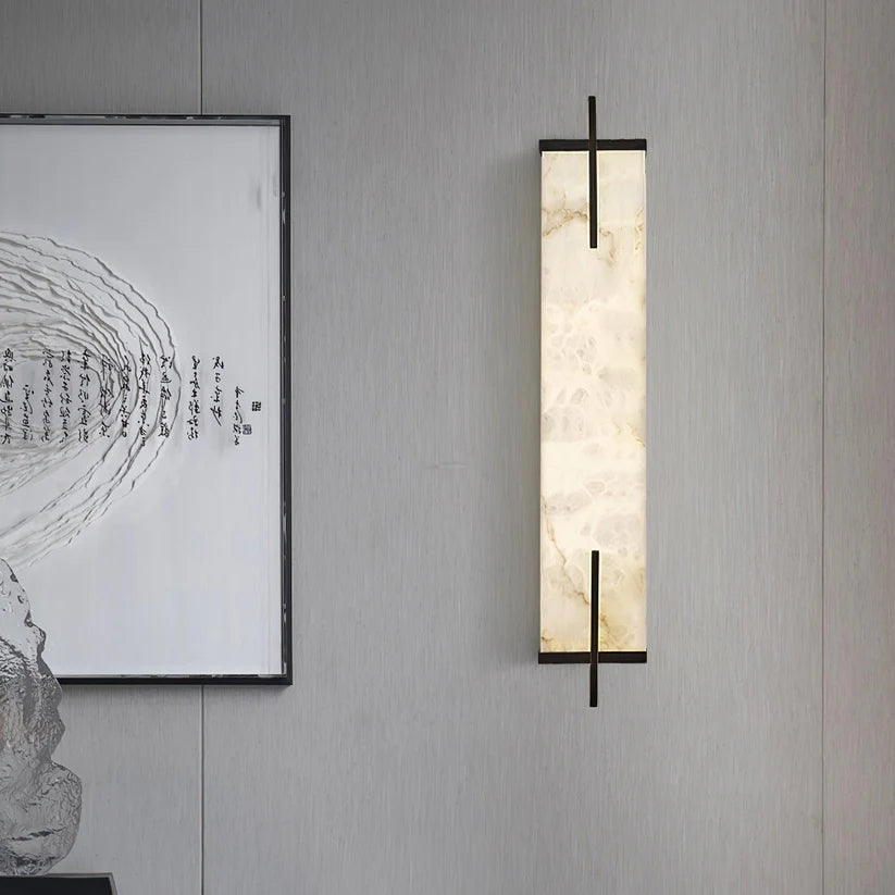 Calliope Alabaster Wall Sconce