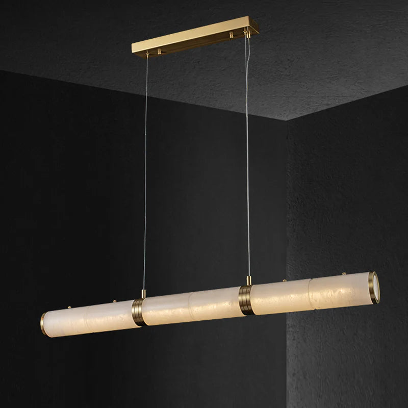 Alabaster Linear Chandelier