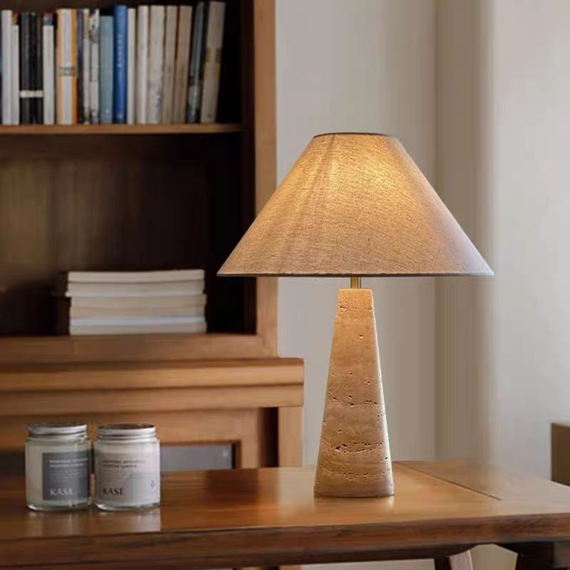 Altra Travertine Table Lamp
