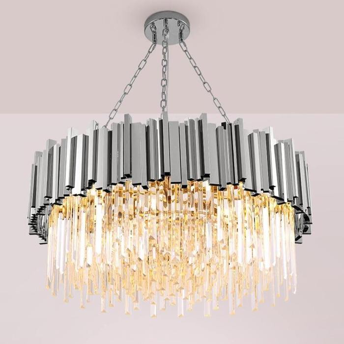 Enoch Round Crystal Chandelier