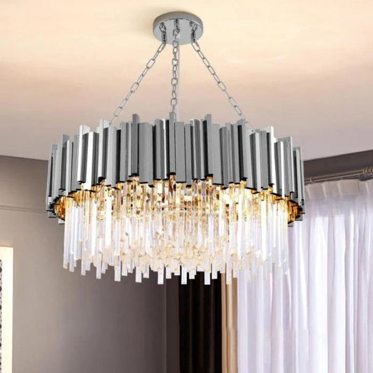 Enoch Round Crystal Chandelier