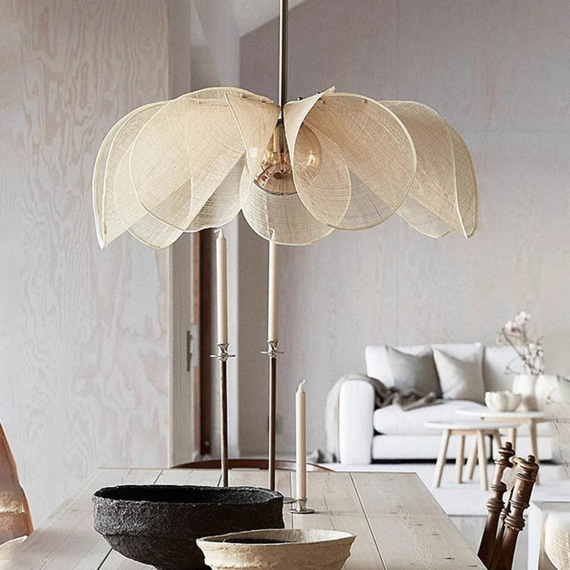 French Flower-Shaped Pendant Lamp