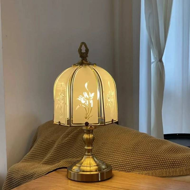 Orchid Glass Table Lamp