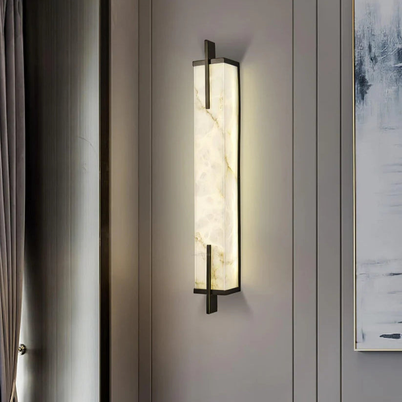 Calliope Alabaster Wall Sconce